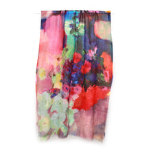 Load image into Gallery viewer, Floral Merino Silk Blend Scarf