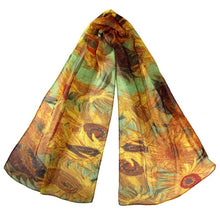 Load image into Gallery viewer, Van Gogh Sunflowers Scarf