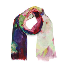 Load image into Gallery viewer, Floral Merino Silk Blend Scarf