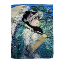 Load image into Gallery viewer, Manet Jeanne Demarsy/Monet Water Lilies Reversible Scarf