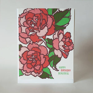 Birthday Beautiful Floral Card