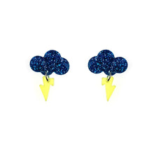 Load image into Gallery viewer, Baby Rain Cloud Earrings