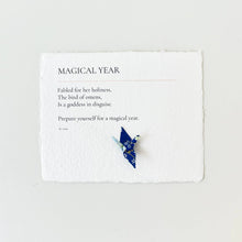 Load image into Gallery viewer, Magical Year: Origami Crane Embellished Birthday Card