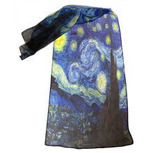 Load image into Gallery viewer, Van Gogh&#39;s Starry Night Scarf