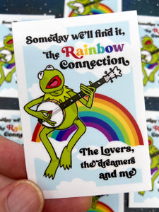 Kermit the Frog Decal - The Rainbow Connection
