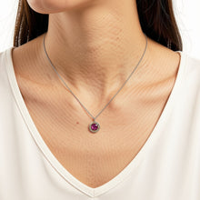 Load image into Gallery viewer, Anatoli Ruby Doublet Necklace