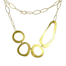 Load image into Gallery viewer, Abstract Hammered Cut-Out Necklace