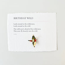 Load image into Gallery viewer, Birthday Wild: Origami Crane Embellished Birthday Card