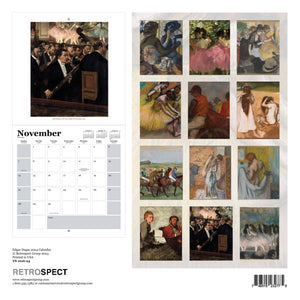 Edgar Degas 2024 Square Calendar