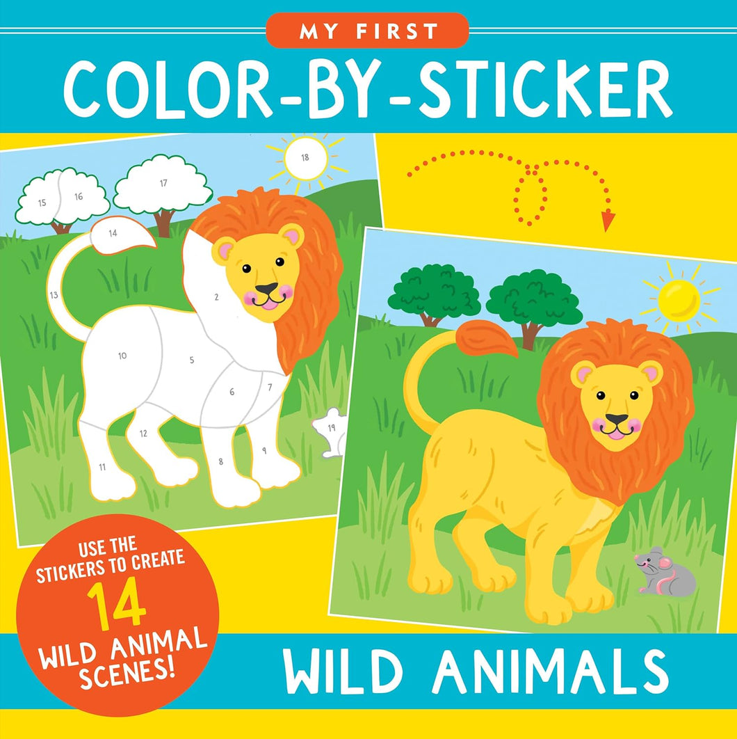 Color-By-Sticker Wild Animals