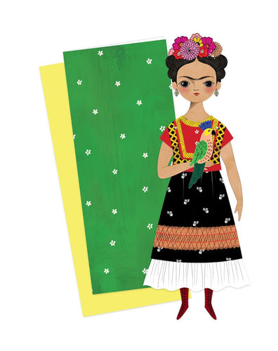 Frida Kahlo Paper Doll Card