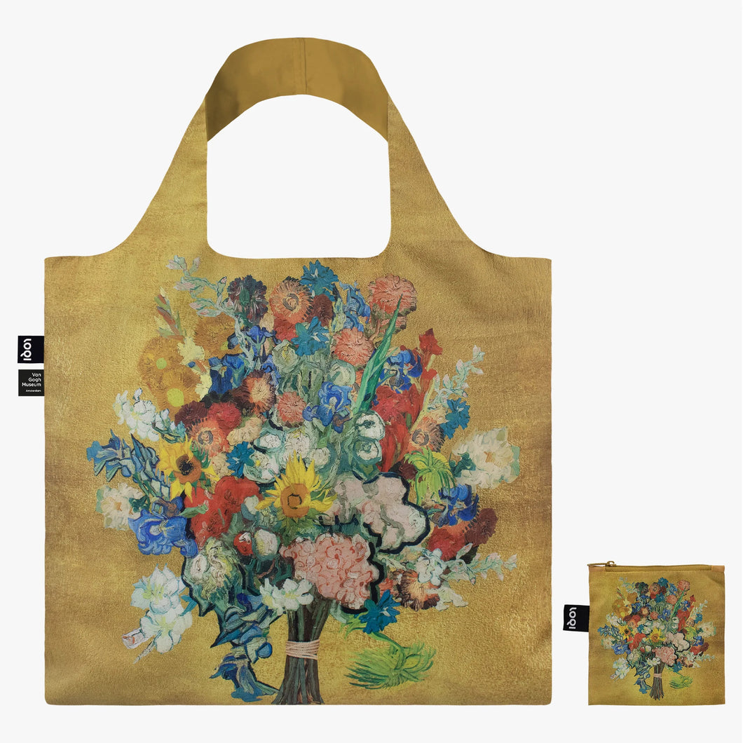 Van Gogh Bouquet Gold Recycled Bag