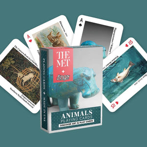 Animals Playing Cards