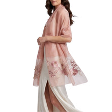 Load image into Gallery viewer, Floral Embroidered Scarf - Pink