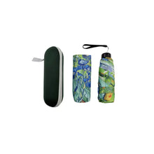 Load image into Gallery viewer, Van Gogh Irises Travel Umbrella with Case