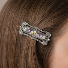 Load image into Gallery viewer, Antiqued Floral Barrette