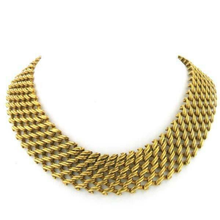 Load image into Gallery viewer, Interlaced Chain Collar Necklace