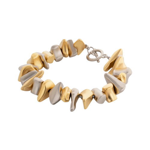 JADEN S&G | plated beads bracelet