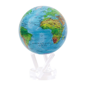 Relief Map Blue Ocean 8.5" Earth Globe