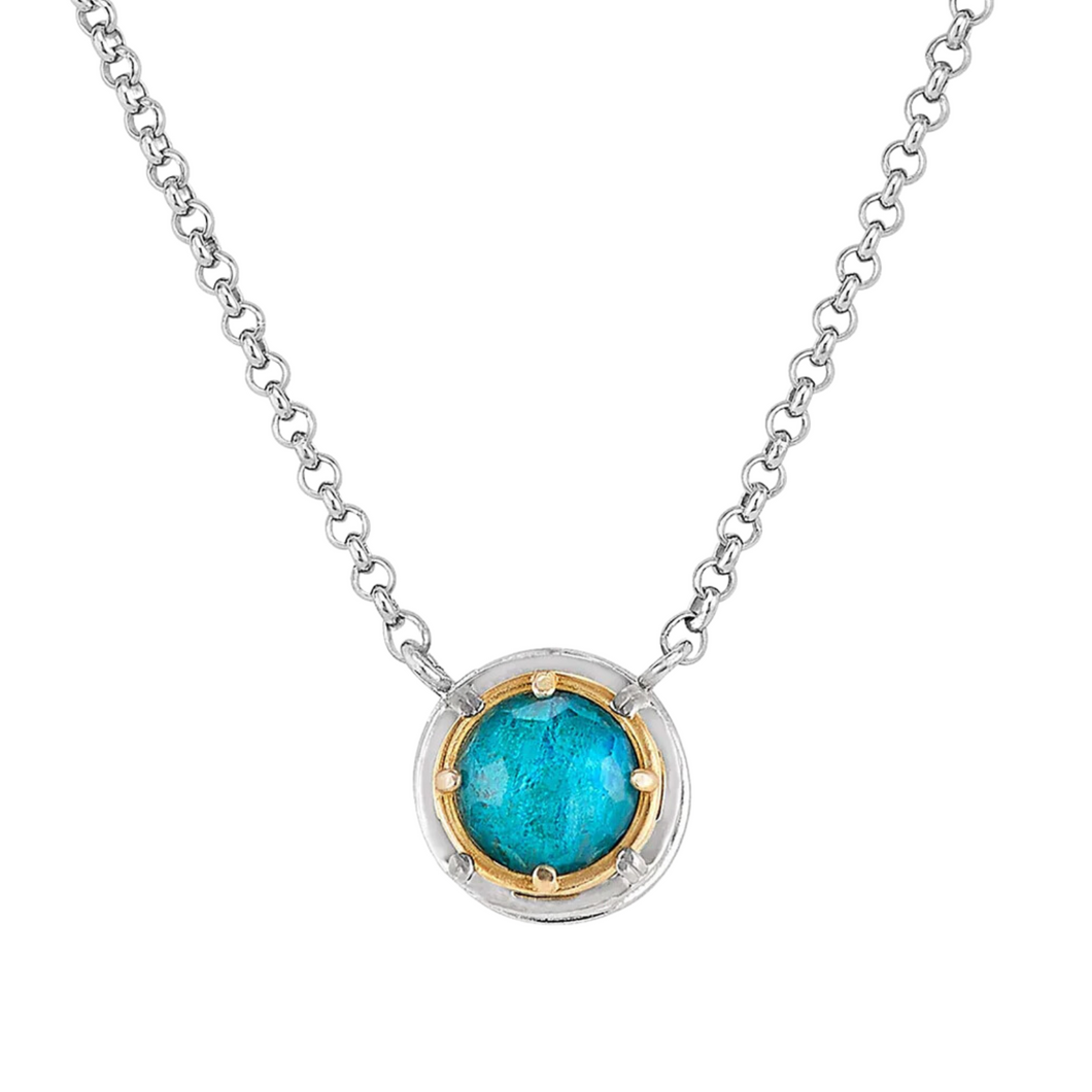 Chrysocolla Doublet Necklace