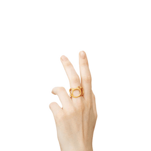 Forge Band Ring Gold - Size 8