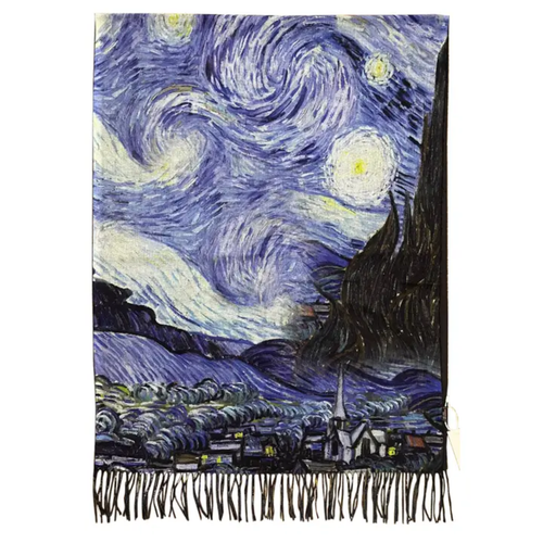 Van Gogh Starry Night Wool Scarf