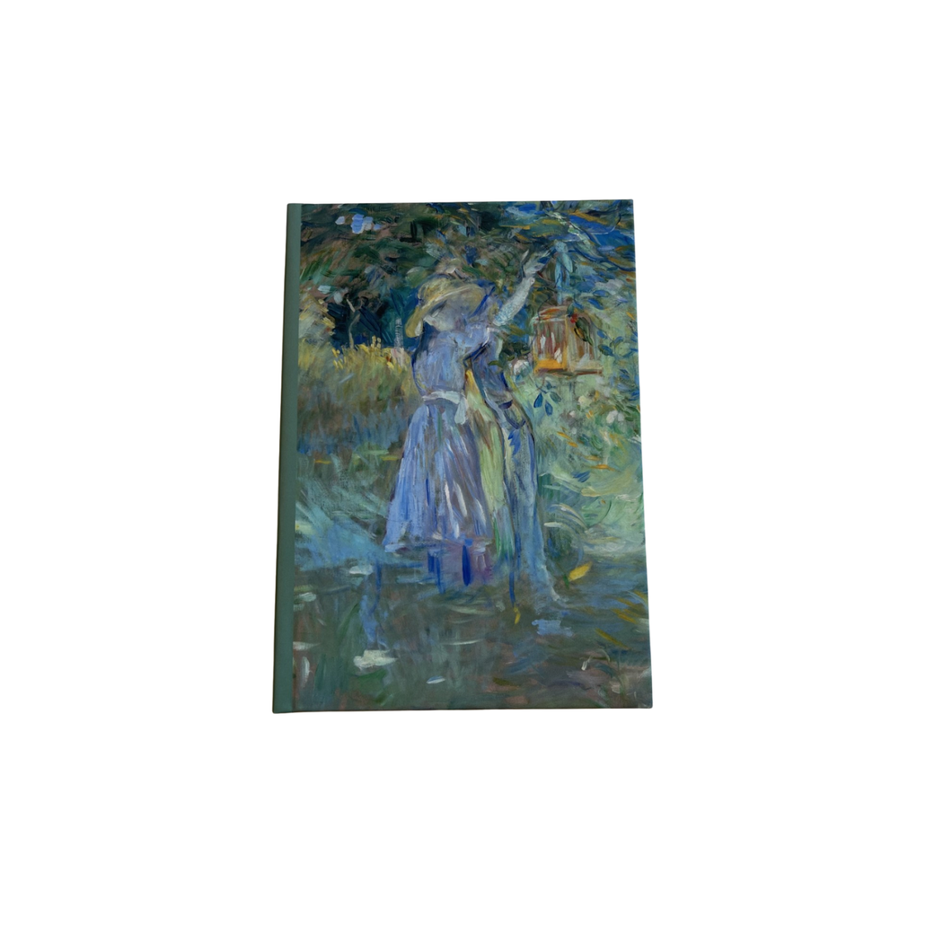 Young Girl Hanging Bird Cage Journal - Morisot