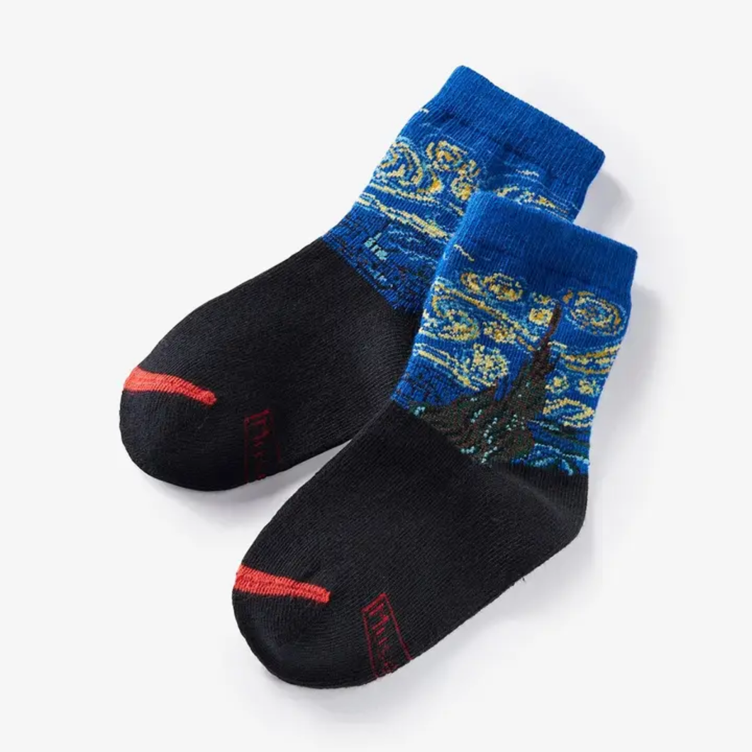 Van Gogh's Starry Night Baby Socks