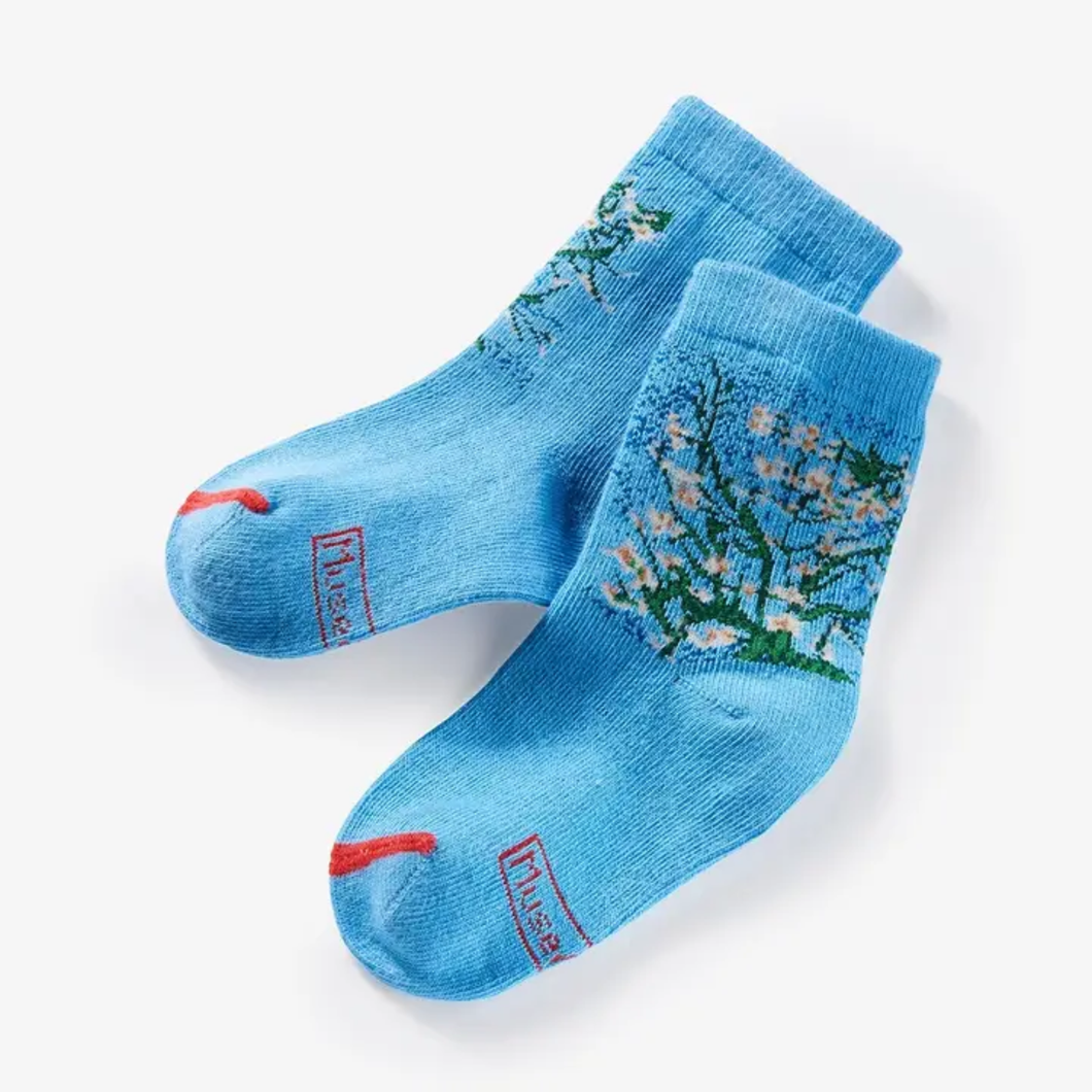 Van Gogh's Almond Blossoms Baby Socks