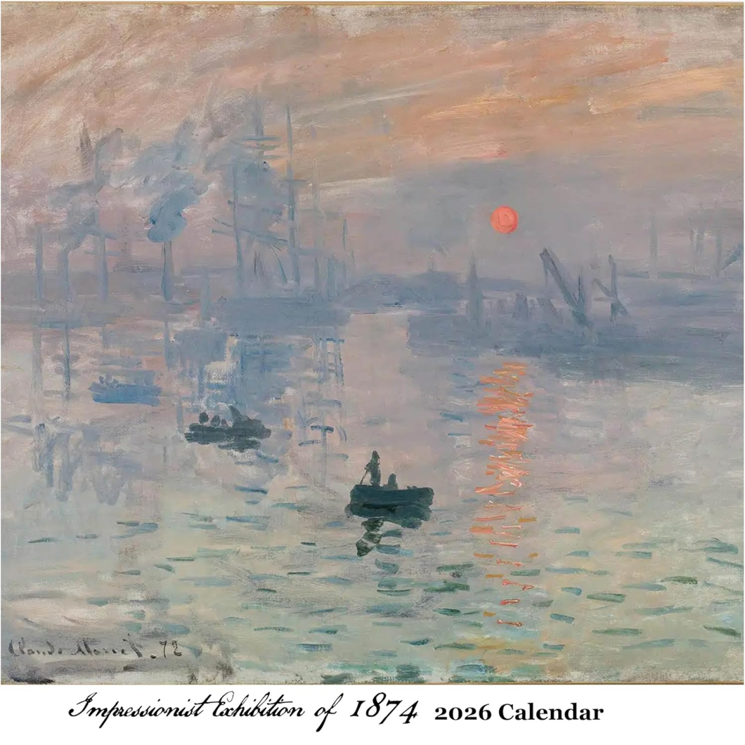 Impressionist Exhibition of 1874, 2026 Calendar