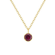 Load image into Gallery viewer, Anatoli Rhodolite Garnet Necklace