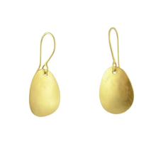 Load image into Gallery viewer, Organic Shape Domed Drop Earrings