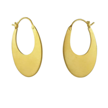 Load image into Gallery viewer, Medium Oval Hoop Earrings