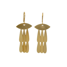 Load image into Gallery viewer, Eye Cascade with Teardrops Earrings