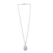 Load image into Gallery viewer, Napoli Pendant with Silver Chain -White