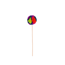 Load image into Gallery viewer, Magenta/Lime Mega Marble Pom Flower