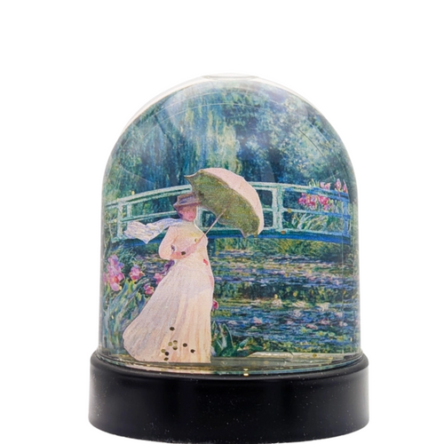 Snow Globe - Claude Monet - Japanese Bridge
