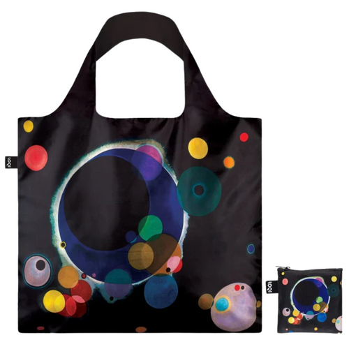 Kandinsky Several Circles Black