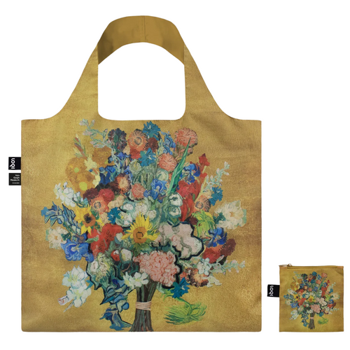 Van Gogh Bouquet Gold Recycled Bag