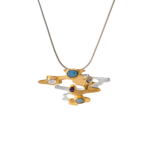 Monet Reflections Pendant by Paula Bolton