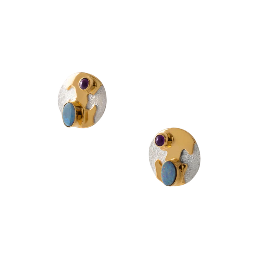 Monet Reflections Earrings by Paula Bolton