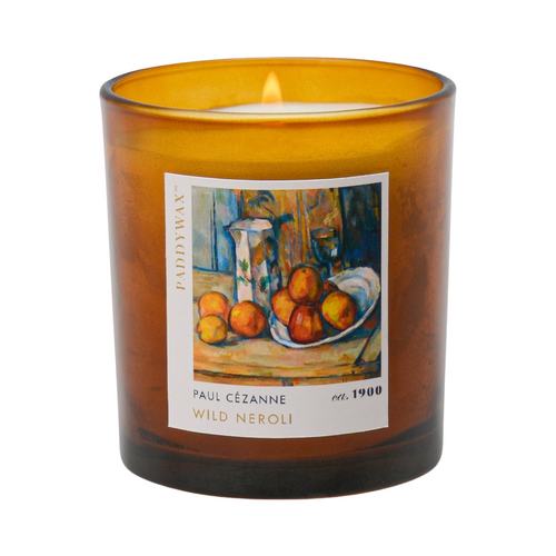 Cezanne Still Life Glass Candle