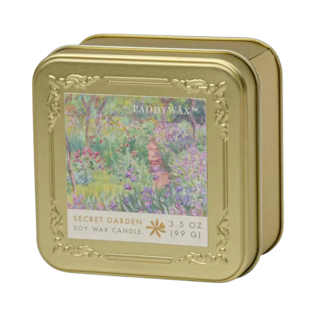 Monet Garden of Giverny Candle