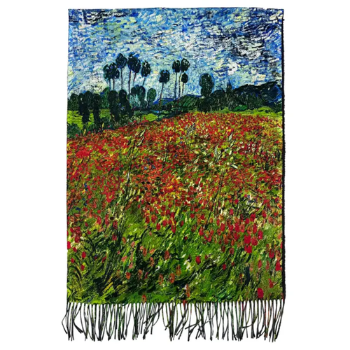 Van Gogh Poppy Fields Scarf