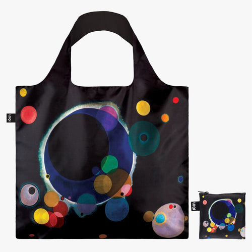 Kandinsky Several Circles Black