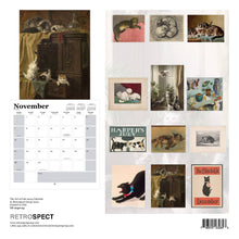 Load image into Gallery viewer, The Art of Cats 2024 Square Calendar