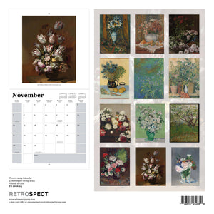Flowers 2024 Square Calendar