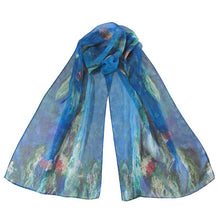 Load image into Gallery viewer, Monet Water Lilies Scarf