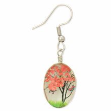 Load image into Gallery viewer, Cherry Blossoms Dried Flower Earrings