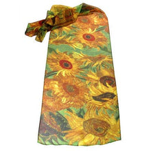 Load image into Gallery viewer, Van Gogh Sunflowers Scarf